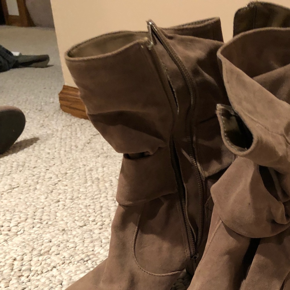 Ankle booties with small heel! REDUCED PRICE